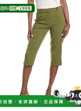 自营 Kenneth Cole脚踏推杆裤-绿色 美国奥莱直发休闲裤女裤