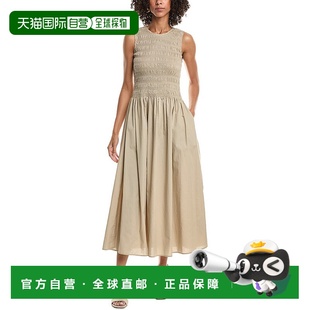 橙色 bone碎布和骨头巷烟熏连衣裙 美国奥莱直发 自营rag