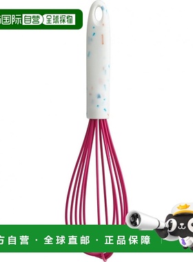 自营 Trudeau Confetti 硅胶打蛋器，10 英寸 - 白色 美国奥莱直