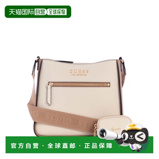 white 自营guessCassidy Saffiano Crossbody 美国奥莱直 multi