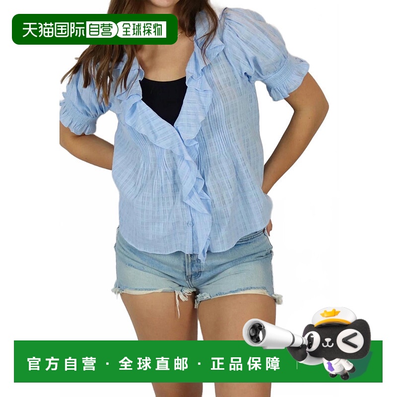 自营 mustard seed甜蜜的天空衬衫在Chambray-Chambray 美国奥莱