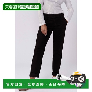黑色 自营 denim汉普顿中腰长裤 john 美国奥莱直发 dear