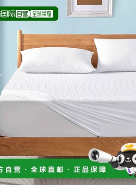 自营puredownPURE DOWN 防水钻石绗缝床垫保护套 - 白色 美国奥莱