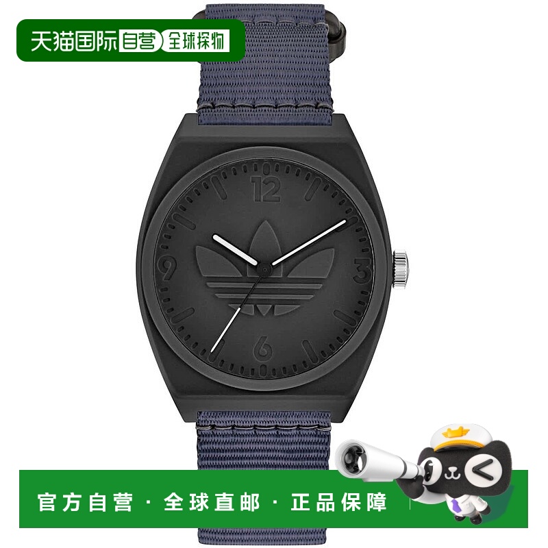 自营adidas阿迪达斯男式Originals Street Project两款黑色表盘手