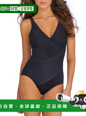自营Miraclesuit Oceanus 6516388DD Swimsuit Women's Black Str