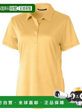 自营 cutter & buckCutter&Buck Prospect纹理弹力女式短袖Polo衫