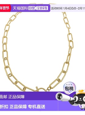 自营 adornia珍珠金回形针钮扣项链 - 白色 美国奥莱直发