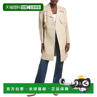 自营Mackage Medora Leather Trench Coat - black 美国奥莱直发