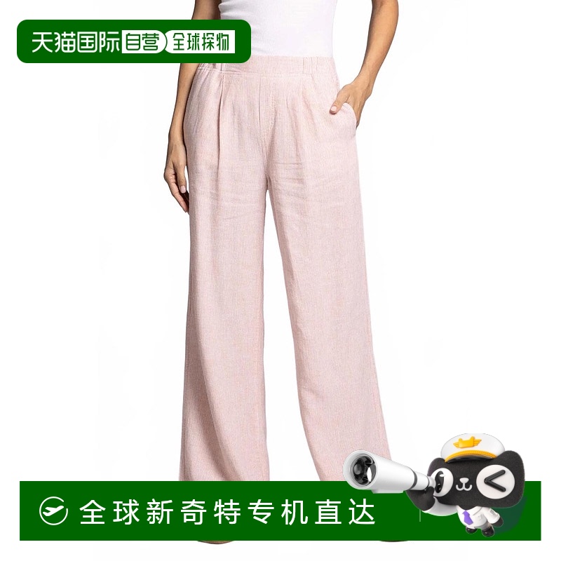 自营 thread & supply阿纳斯塔西娅裤子在白色粘土-白色粘土 【美