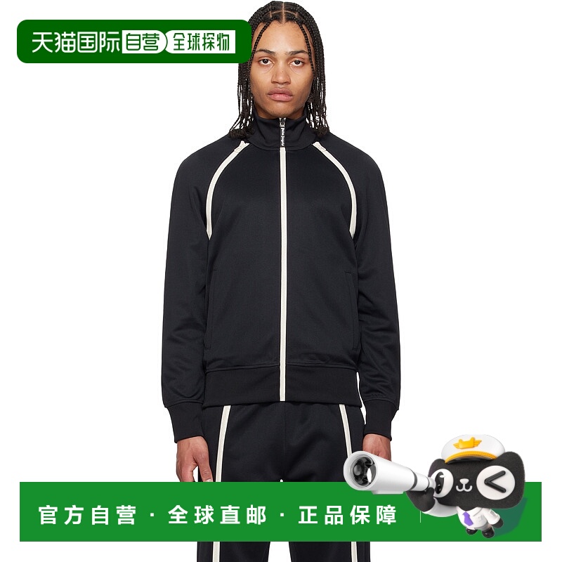 1h可退 香港直邮潮奢 Palm Angels 棕榈天使 男士 黑色 Zip Sleev