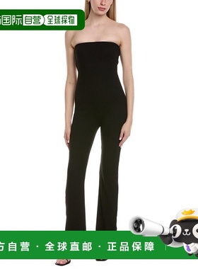 自营Chaser奢华罗纹Doheny连身裤-黑色 美国奥莱直发性感连体裤