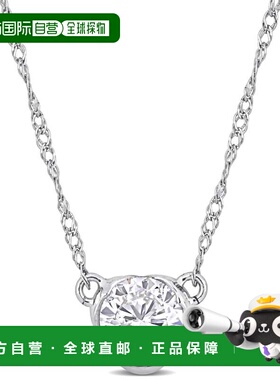 自营Mimi & Max 1/2ct TDW Diamond Solitaire Necklace 14k Whit