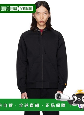 1h可退 香港直邮潮奢 CARHARTT WIP 男士 黑色 Chase 连帽衫 I033