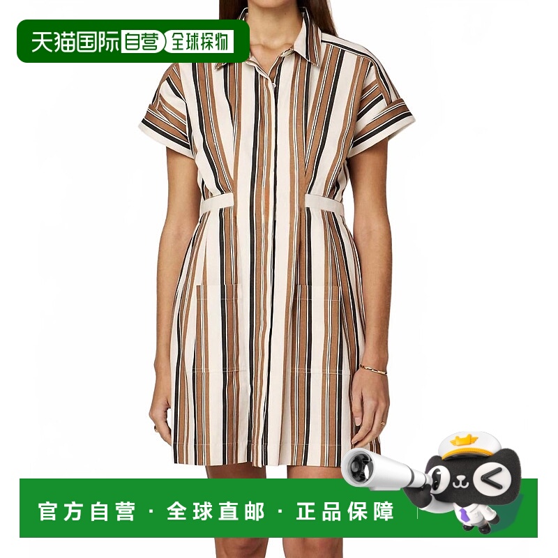 自营cleobellaSable Mini Dress In Giatta Stripe - giatta stri