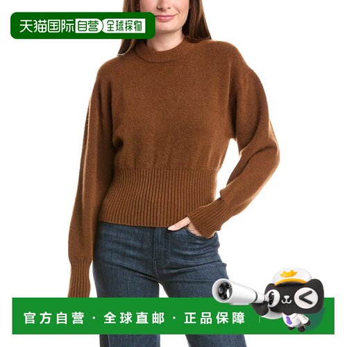 自营Proenza Schouler Randi羊毛和羊驼毛混纺毛衣-棕色 美国奥莱