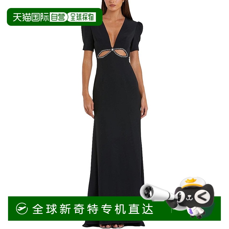 自营Mac Duggal柱形礼服-黑色 【美国奥莱】直发