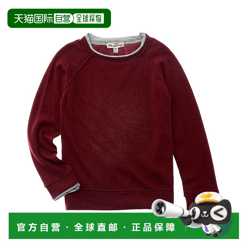 自营 Appaman Jackson 高领羊毛混纺毛衣 - 红色 美国奥莱直发