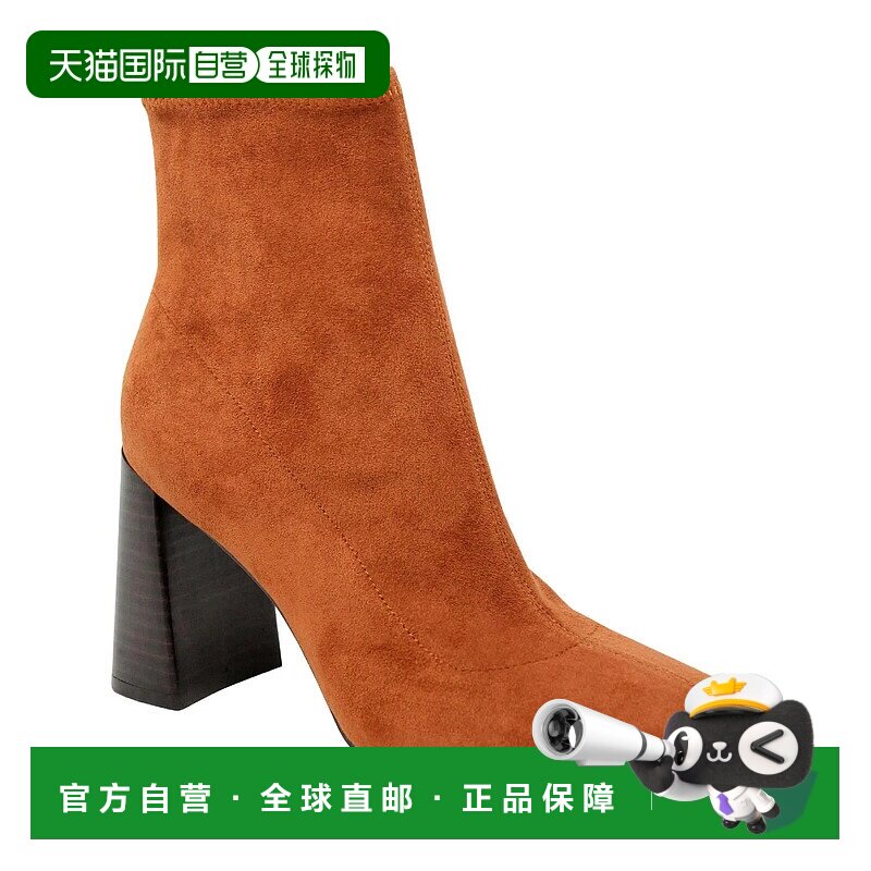 自营 Charles by Charles David Turmoil女式棕色块跟脚踝靴JOBB2