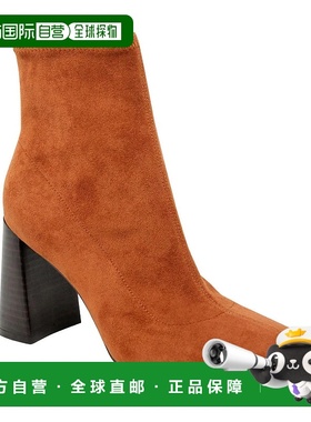 自营 Charles by Charles David Turmoil女式棕色块跟脚踝靴JOBB2