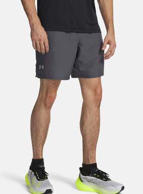 自营Men's Under Armour Launch Running Shorts  Castlerock 7