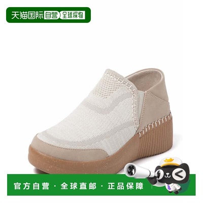 自营Dearfoams Women's Lee Knit Twin Gore Sneaker - tan 美国
