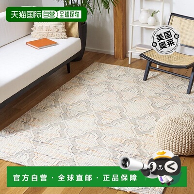 自营Safavieh Marbella 系列 MRB903P - 象牙色 / 橙色 【美国奥