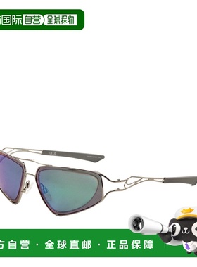 自营Nike Unisex 63 mm Silver Sunglasses - silver 美国奥莱直