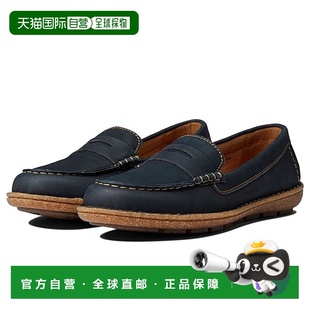 宝蕴 女士 Nerina 1h可退 blue蓝色 born 乐福鞋 舒 香港直邮潮奢