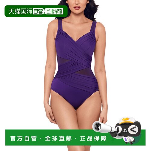 自营Miraclesuit Network Madero One-Piece - purple 美国奥莱直