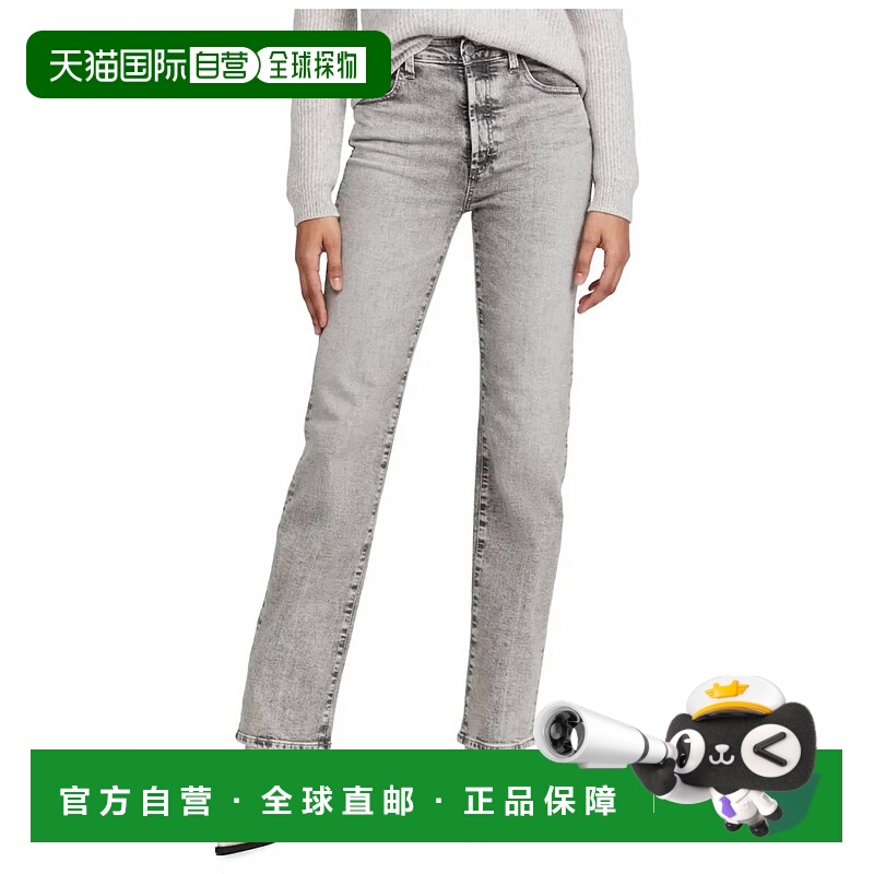 自营ag jeansAlexxis High Rise Straight Leg Jeans In 25 Years