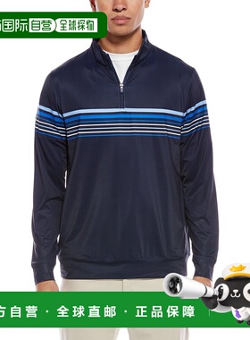 自营TailorByrd Engineered Performance 1/4-Zip - blue 美国奥