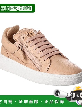 自营Giuseppe Zanotti GZ/94 Croc-Embossed Leather Sneaker - b