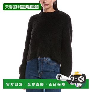 美国奥莱直发针织衫 自营 黑色 Dahl羊毛混纺圆领毛衣 Bella