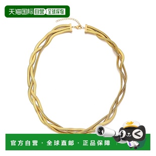自营adorniaTarnish Resistant 18k Gold Plated Braided Chain N