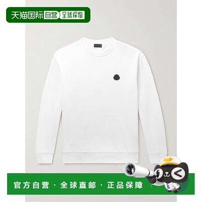 1h可退 香港直邮潮奢 Moncler 盟可睐 男士 Logo-Appliqued 棉针
