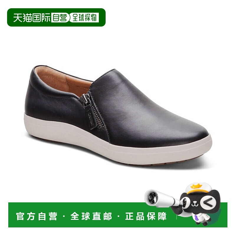自营aetrexWomen Jenna Slip-On Sneakers In Black - black 美国