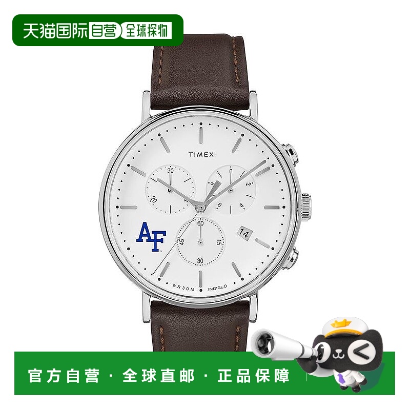 自营 Timex致敬大学NCAA男子手表-棕色 美国奥莱直发天美时