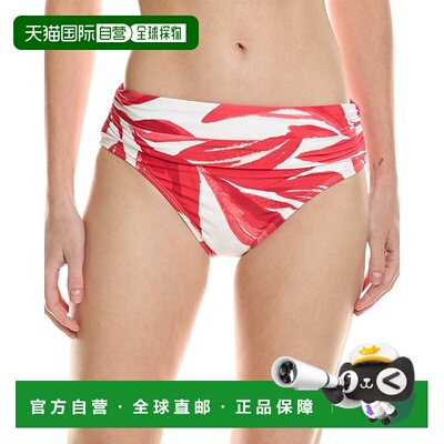 自营Carmen Marc Valvo高切底-红色 美国奥莱直发