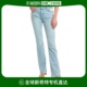 蓝色 美国奥 自营HUDSON 高腰婴儿靴型牛仔裤 Jeans Barbara
