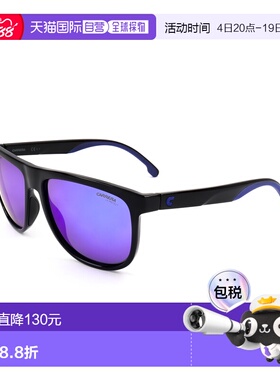 自营Carrera Men's 58 mm Black Sunglasses - black blue 美国奥