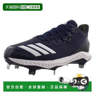 低帮系带舒适黑色平底 跑步鞋 美国直邮Adidas阿迪达斯男士 运动鞋