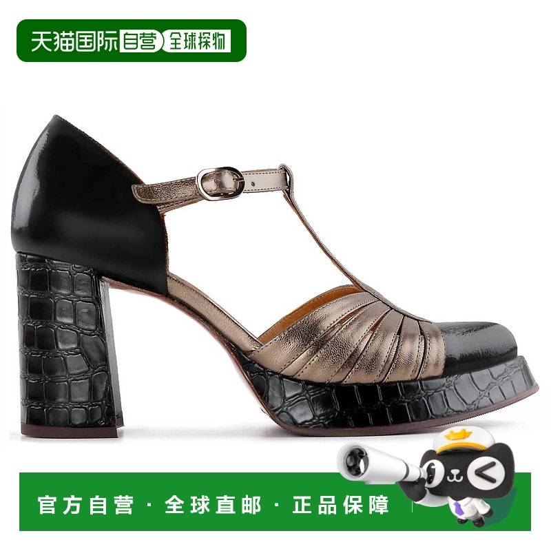 自营 chie mihara女士 Fespa 黑色高跟鞋 - 黑色 美国奥莱直发