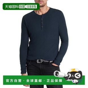 Regular Fit Wool 自营John Henley Carver Blend blu Varvatos