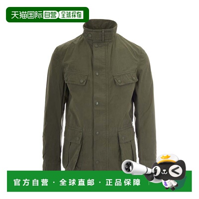 自营barbourDuke Casual Jacket in Burnt Olive Cotton - green