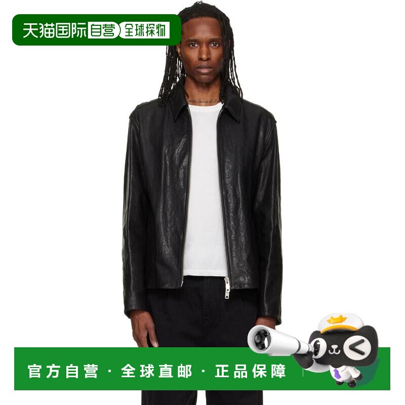 【美国直邮】hugo boss 女士 皮质外套夹克