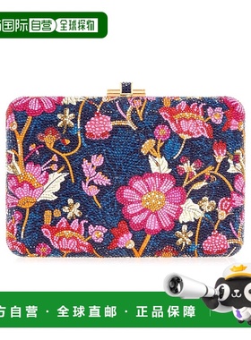 自营 judith leiber coutureSLIM SLIDE-银色深靛蓝色多色 美国奥