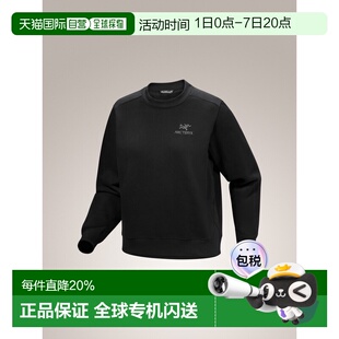 加拿大直邮始祖鸟EMBLEM女款户外宽松休闲套头衫圆领抓绒卫衣
