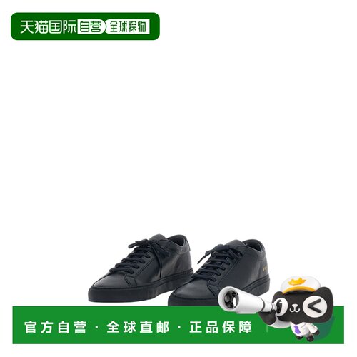 自营common projects蓝色Achille皮革低顶运动鞋-蓝色 美国奥莱直