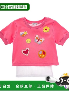 自营Flapdoodles模拟2-Fer上衣-粉红色 美国奥莱直发新款