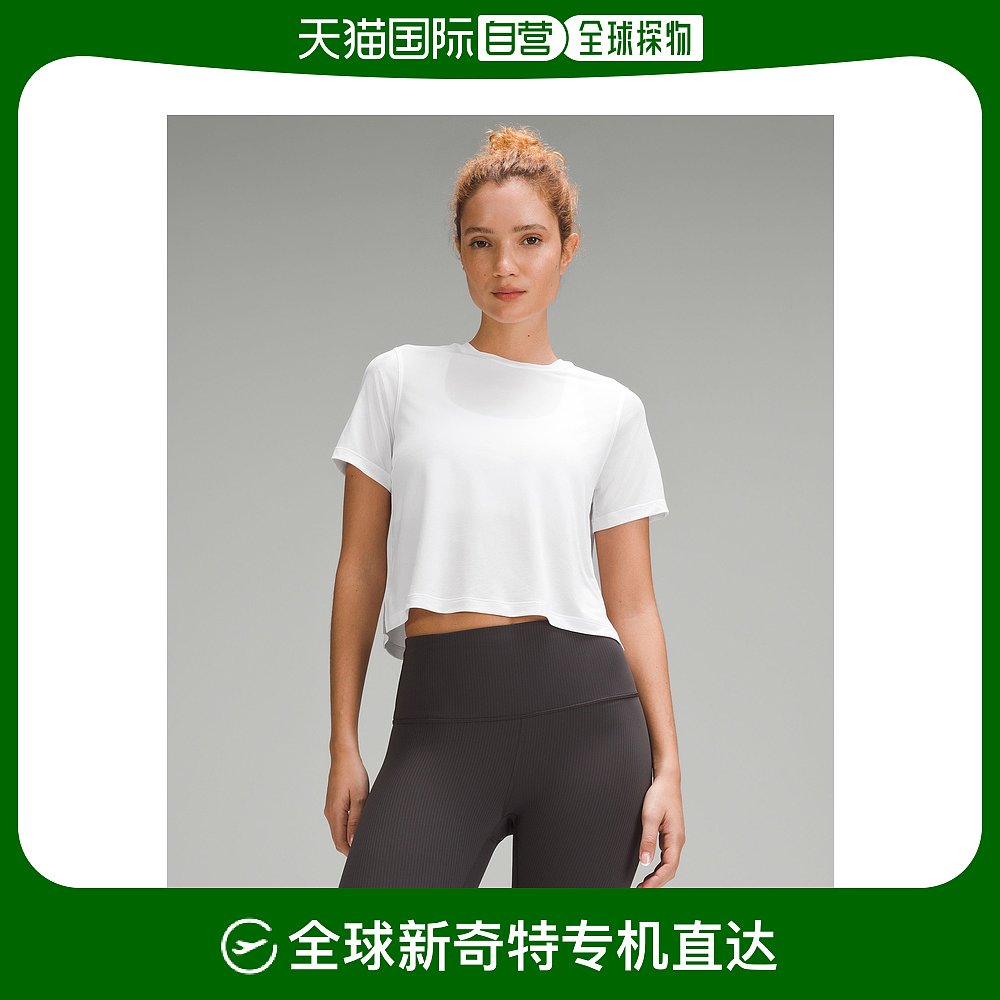 香港直邮潮奢 Lululemon 女士 Waist-Length T-Shirt | & Tee's 运动/瑜伽/健身/球迷用品 瑜伽t恤 原图主图